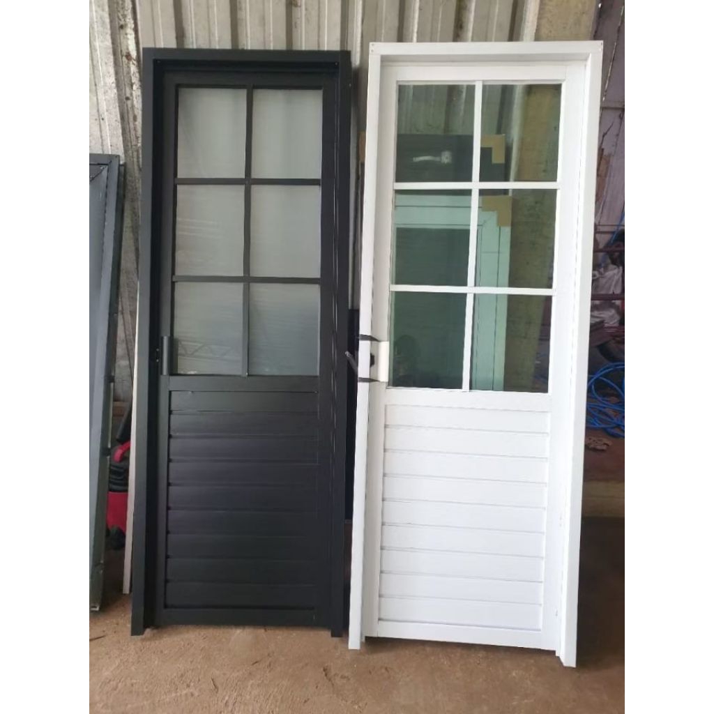 Pintu kamar mandi kusen Bajaringan/Daun Bingkai aluminium //minimalis/modern
