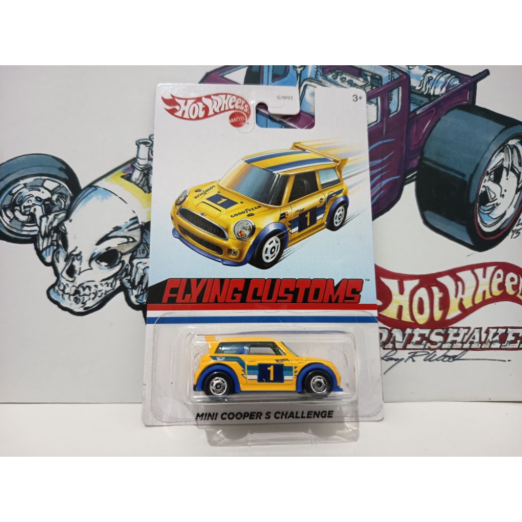 hotwheels flying custom mini cooper s challenge