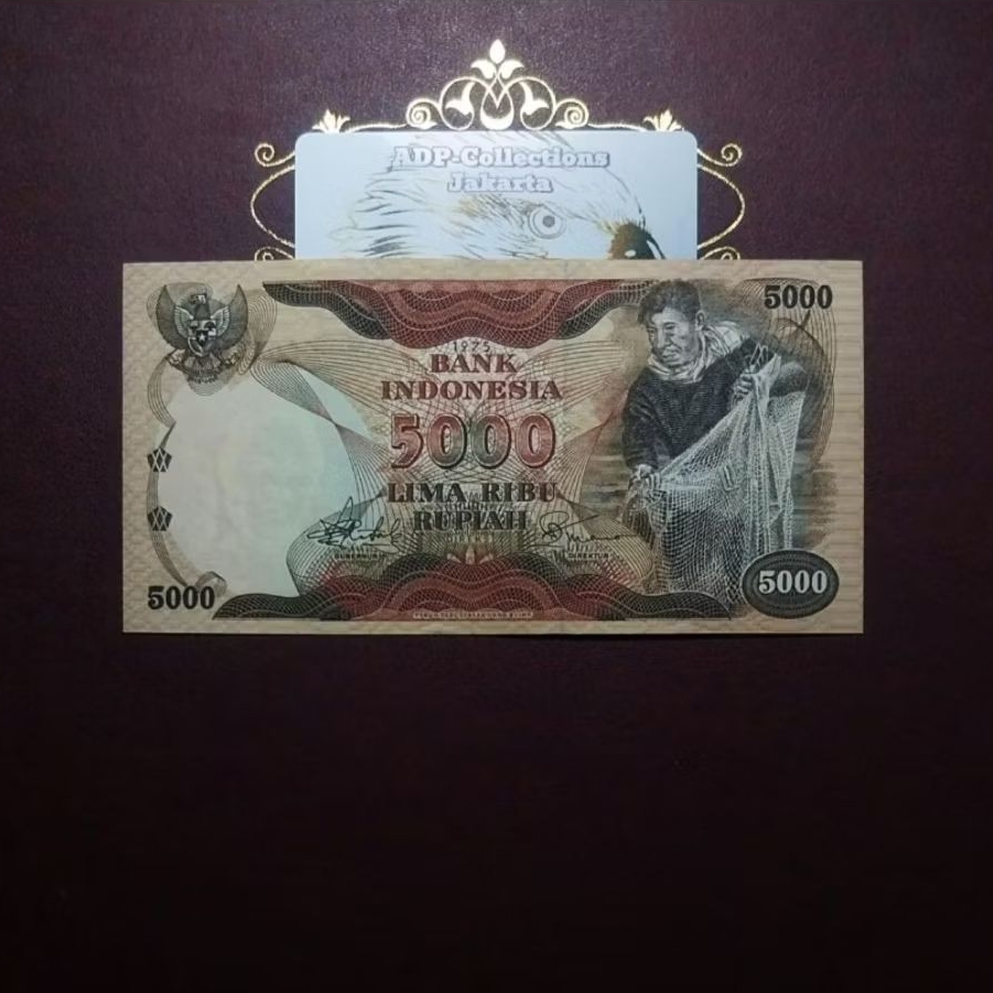 Uang Kuno 5000 Rupiah Penjala