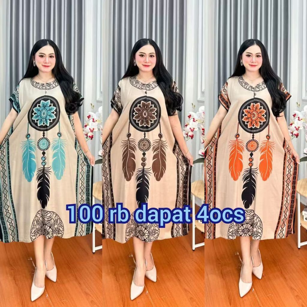 batik lendra.id - PAKET DASTER LOWO SUPER JUMBO 4PCS RANDOM MOTIF LOWO MY DREAM BUSUI FRIENDLY RESLE