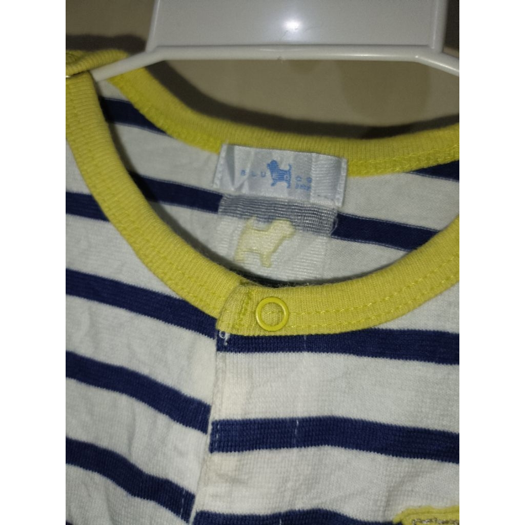 ROMPER BLUEDOG BABY SZ 6-9 (PRELOVED) LIKE NEW