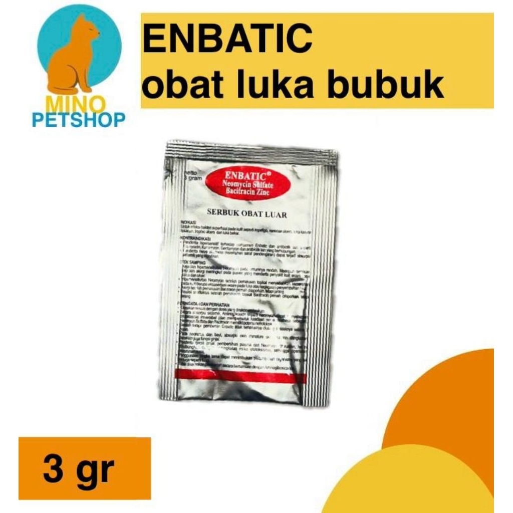 obat tabur enbatic untuk luka hewan