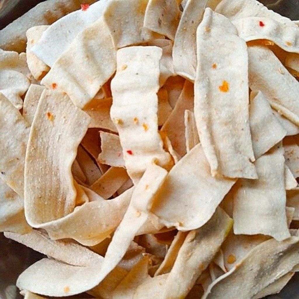1Kg Kerupuk Selondok Mentah Slondok Putih Mentah  Original  Slondok Mentah Pedas  Manis Super Slondo