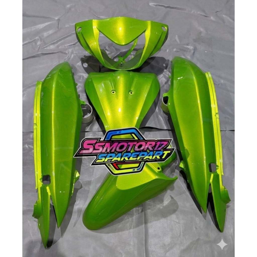 COVER BODY HALUS SPACY HIJAU LEMBAYUNG GOLD PLUS SAYAP