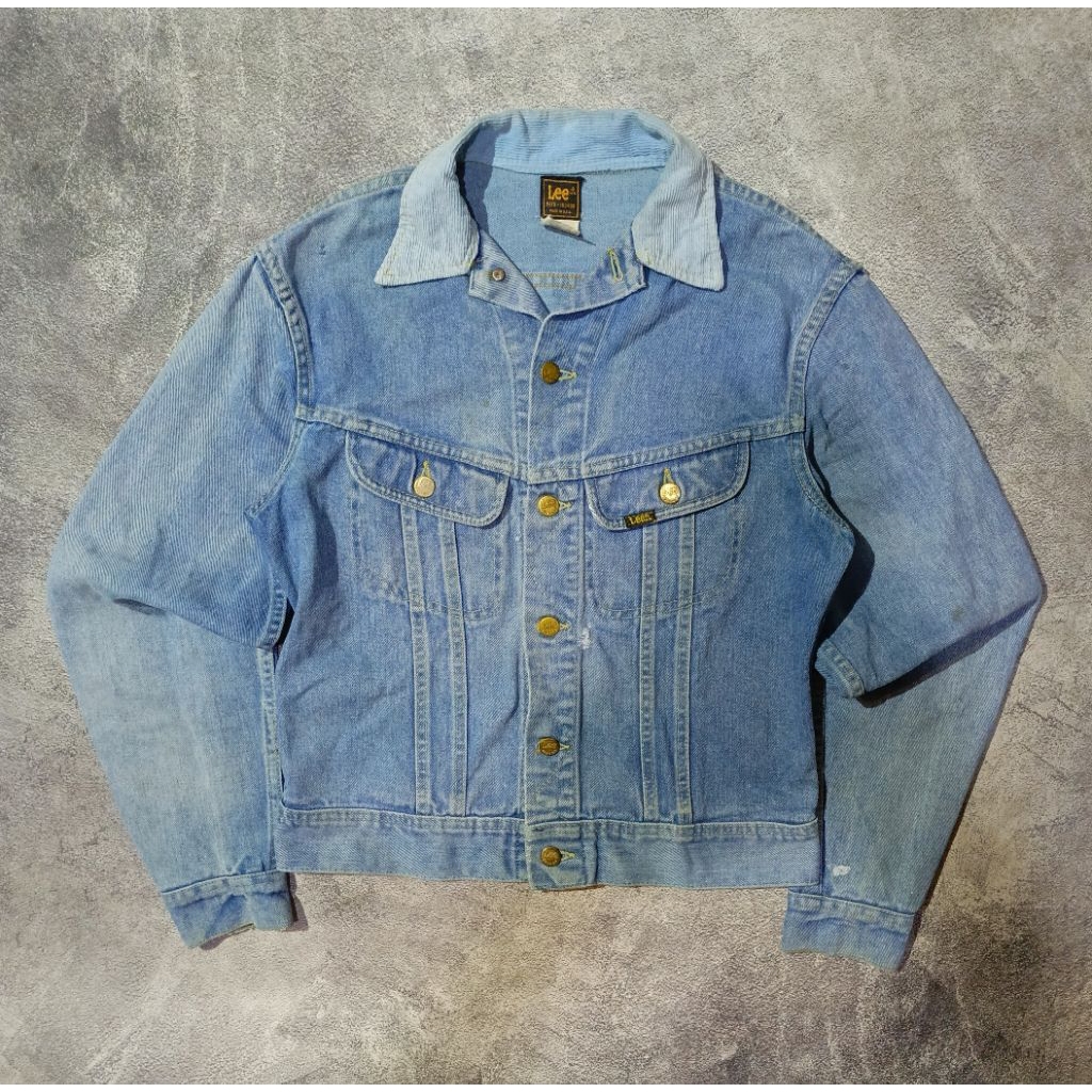 vtg 80's lee riders denim jacket made in usa