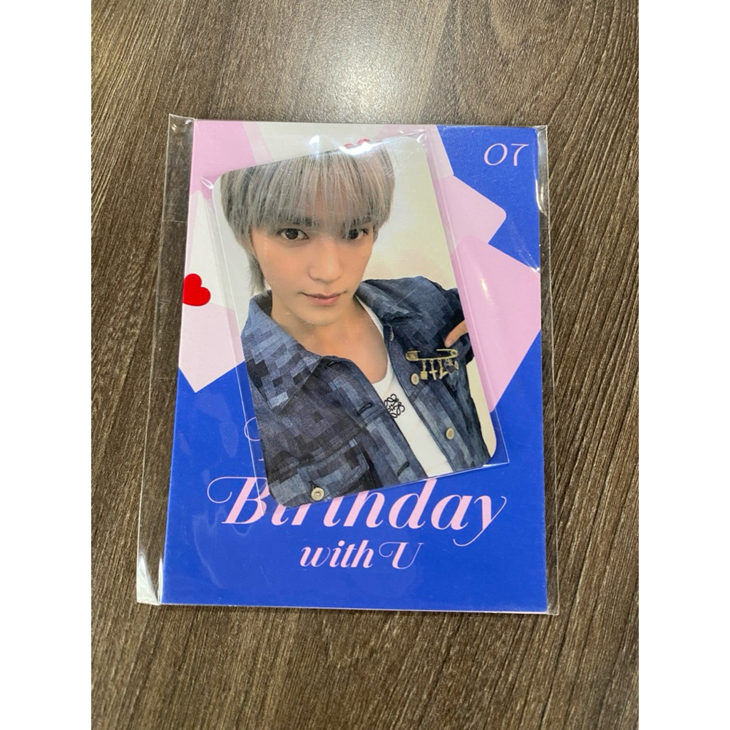 NCT 127 TAEYONG ARTIS BIRTHDAY CARD SET