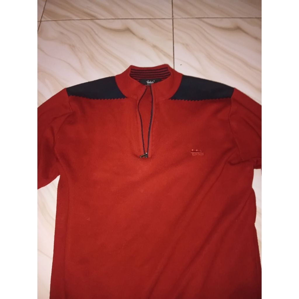KNIT HALF ZIP