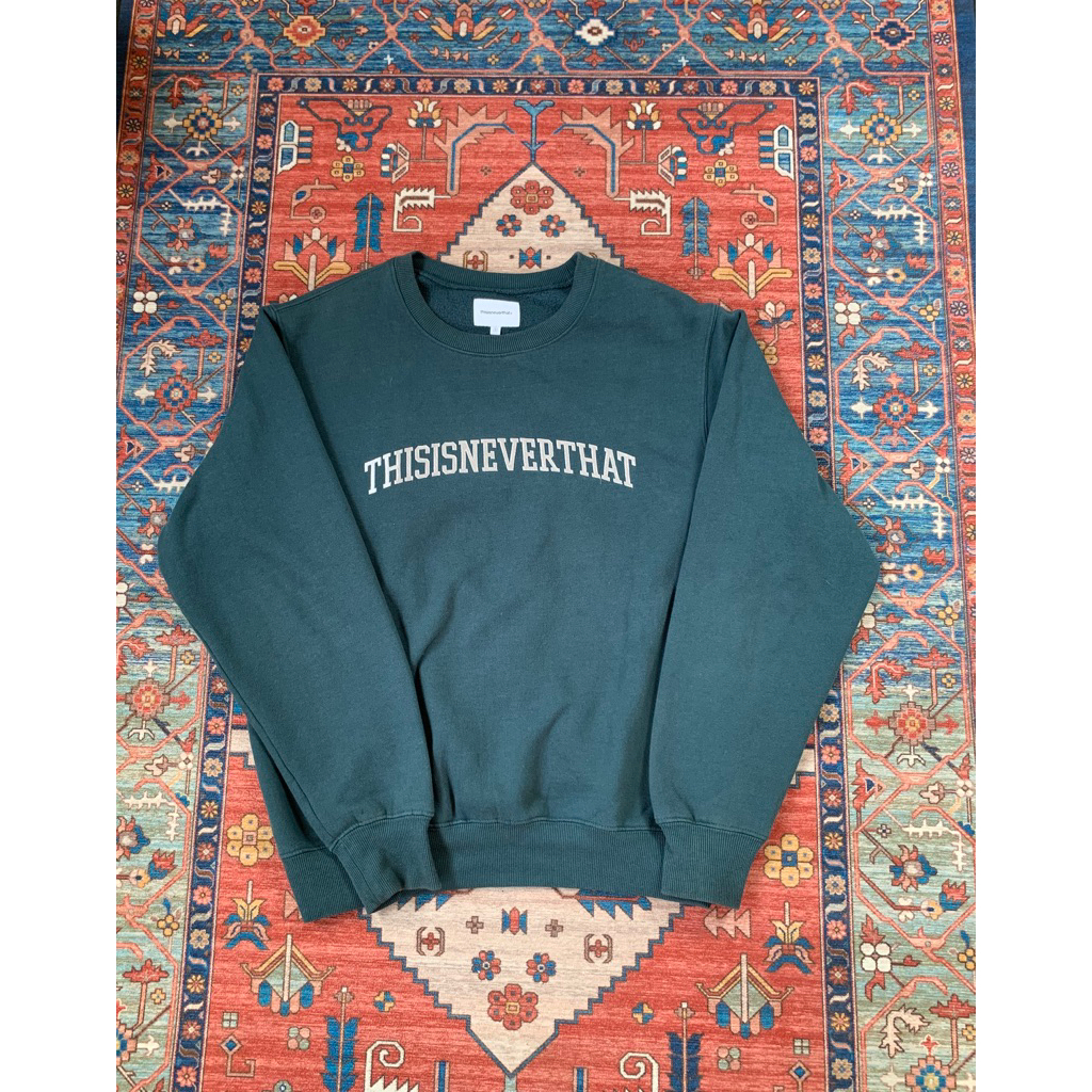 crewneck polos hijau