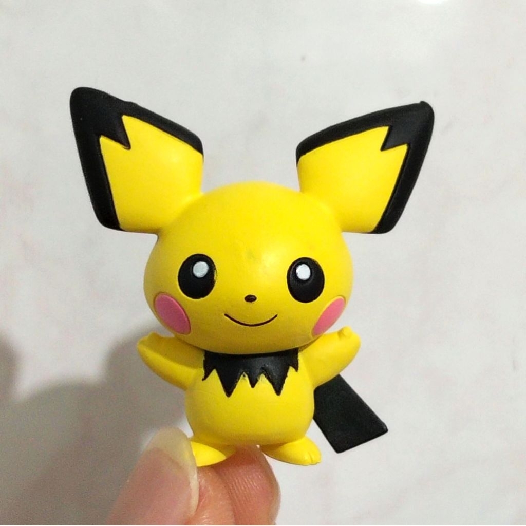 Figur Tomy Pokemon Pichu Rare – Mini Figure Original Color Like New