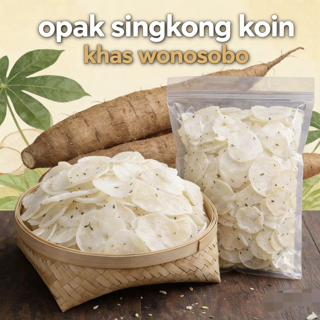 opak singkong opak koin mentah opak gethuk enak