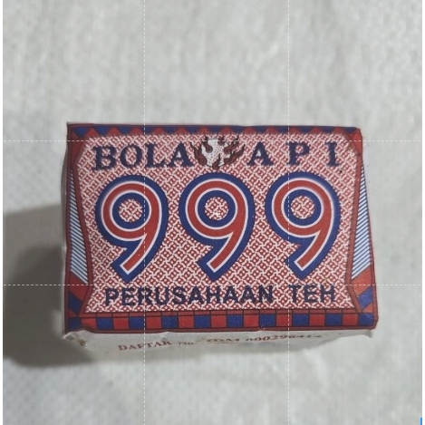 Teh 999 bola api pekalongan teh tjap tiga 9 42g ( ECER 999 )