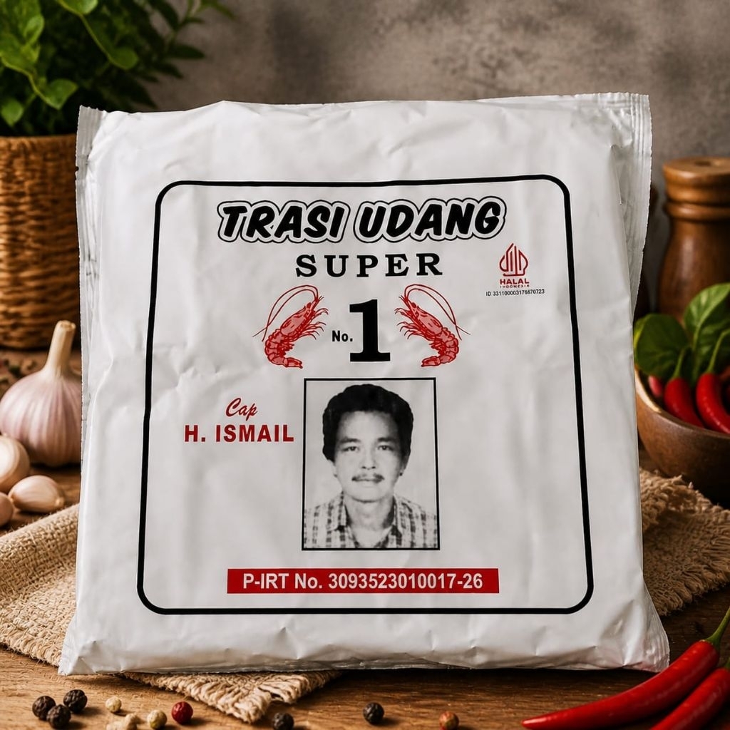 TERASI UDANG H. ISMAIL 1 BOX (ISI 10 PCS) TERMURAH