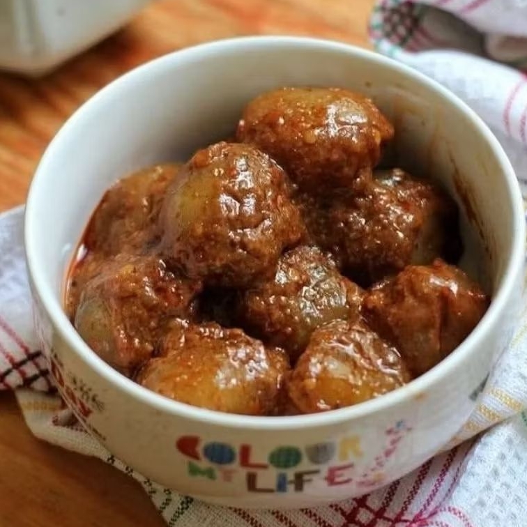 Cilok Jando Gajih Sapi Frozen Menak Murah Enak Bumbu Pecel Kacang 1 box isi 30 pcs mix sosis dan Jan
