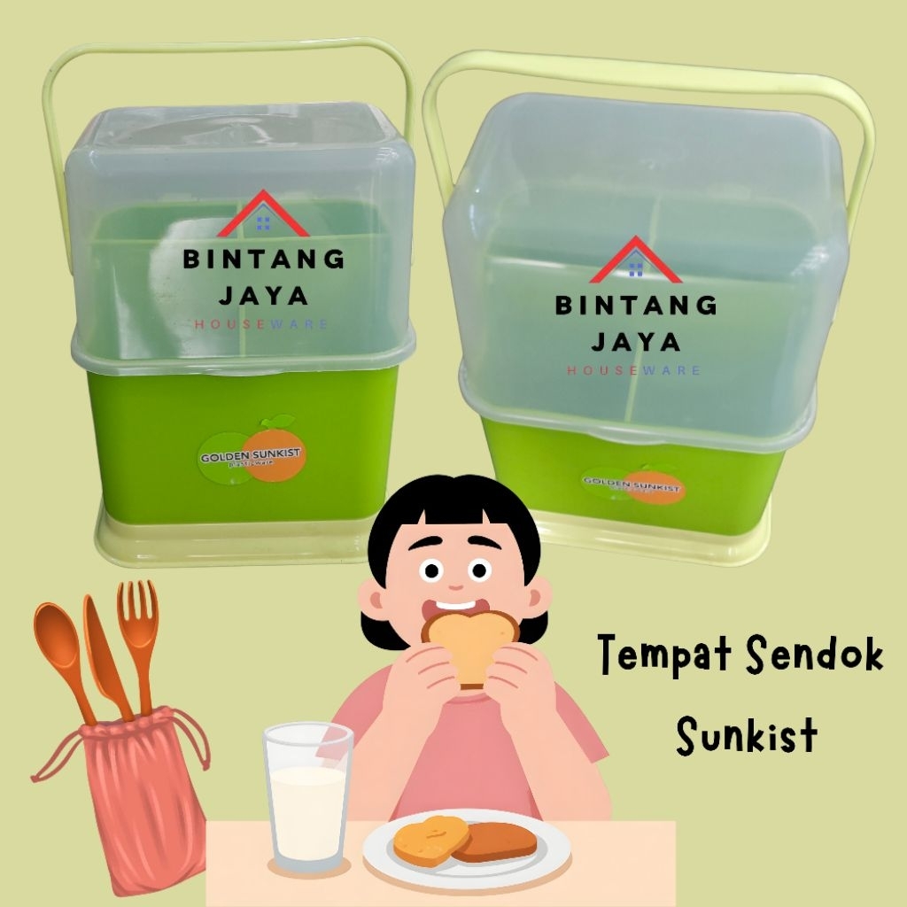Tempat Sendok Tutup || Tempat Sendok Tutup Sekat || Tempat Sendok Murah
