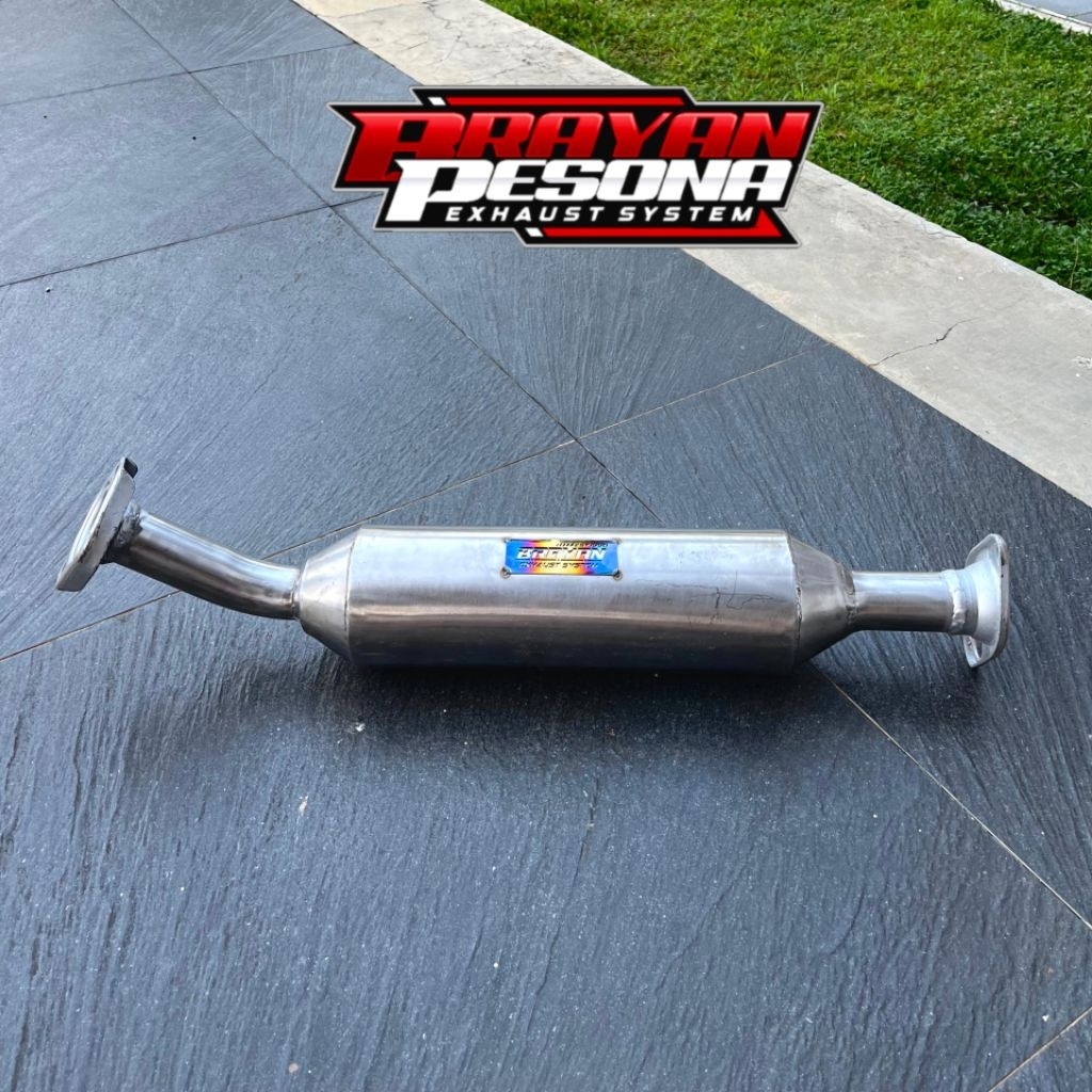 Pengganti Katalis Knalpot Mobil Grand Max Luxio Full Stainless 1,5MM PNP Brayan Pesona
