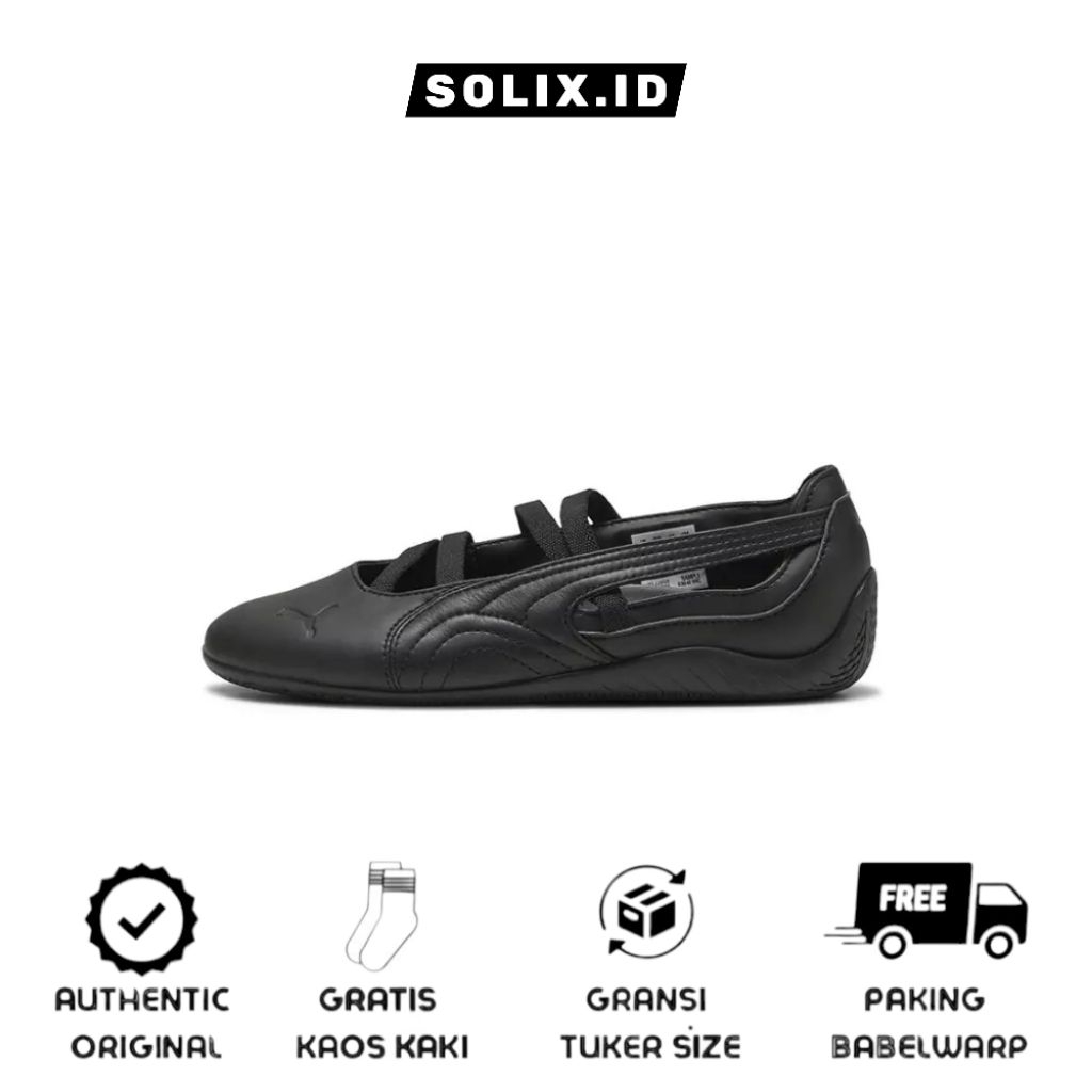 Sepatu wanita Puma Speedcat Ballet Full Black