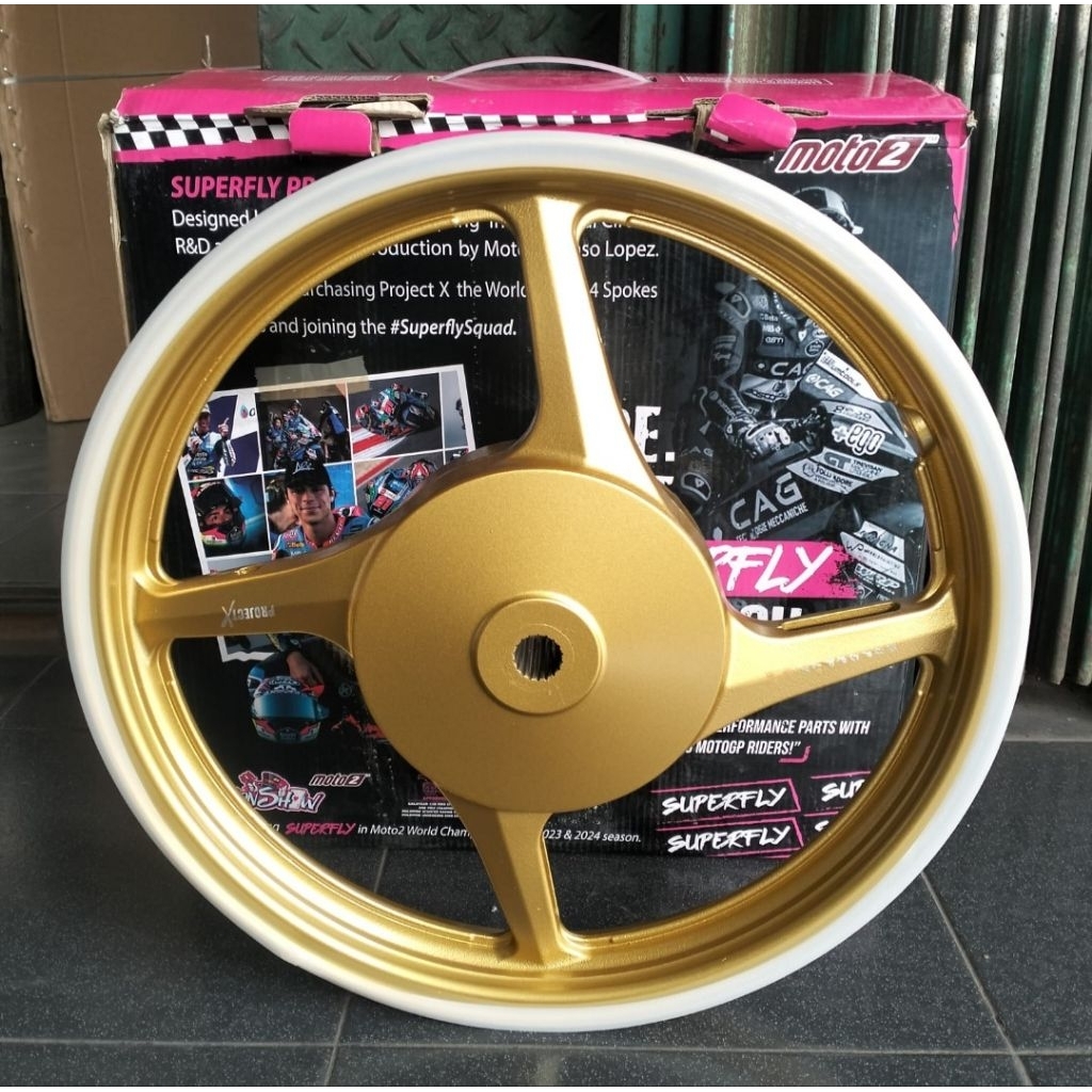 VELG RACING SUPERFLY PALANG 4 UNTUK MIO ( KARBU, SPORTY, SMILE, SOUL, FINO )