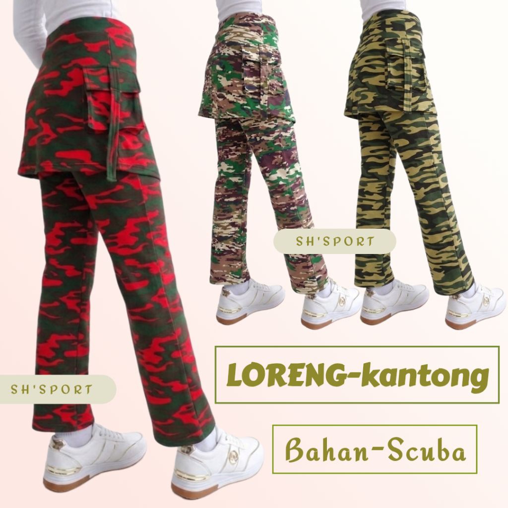 Best seller [CELANA ROK KANTONG LORENG]>celana panjang wanita || celana olahraga wanita || celana se