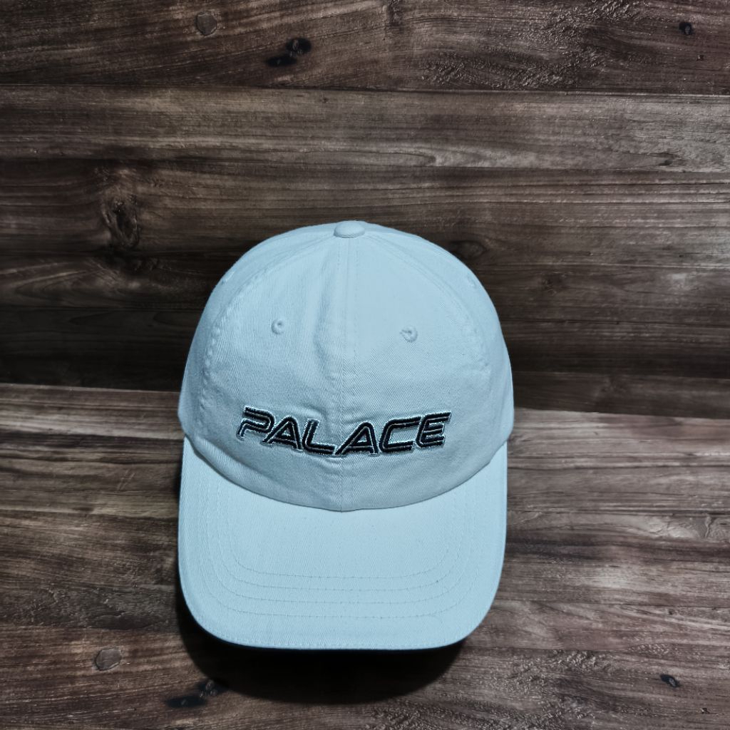 topi baseball caps palace isnt it logo white (defect)