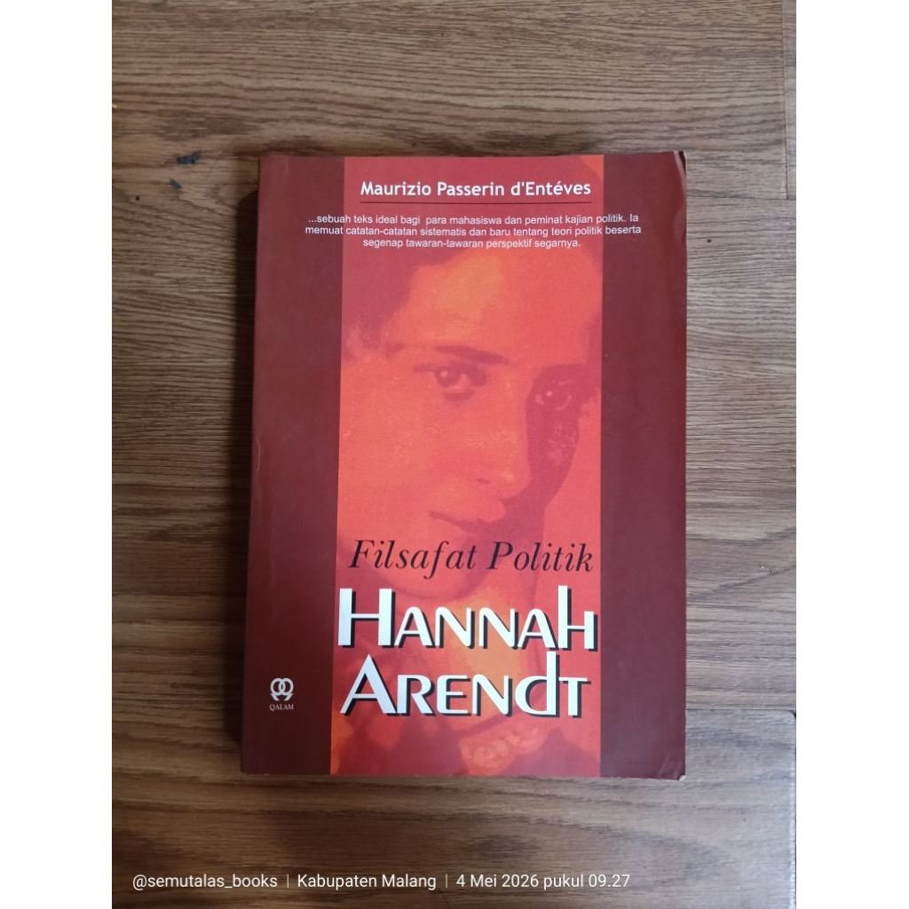 Filsafat Politik Hannah Arendt