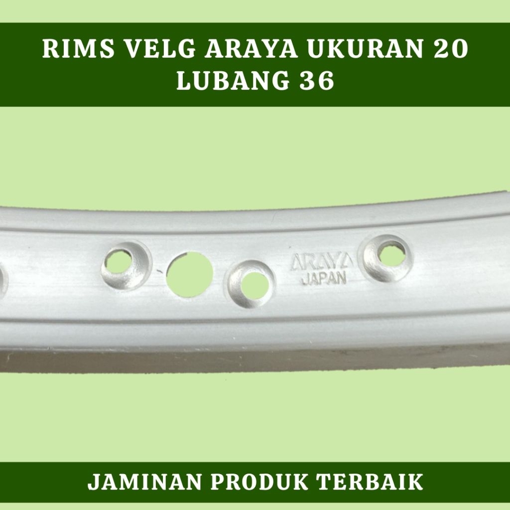 Rims Velg 20 Araya Lubang 36