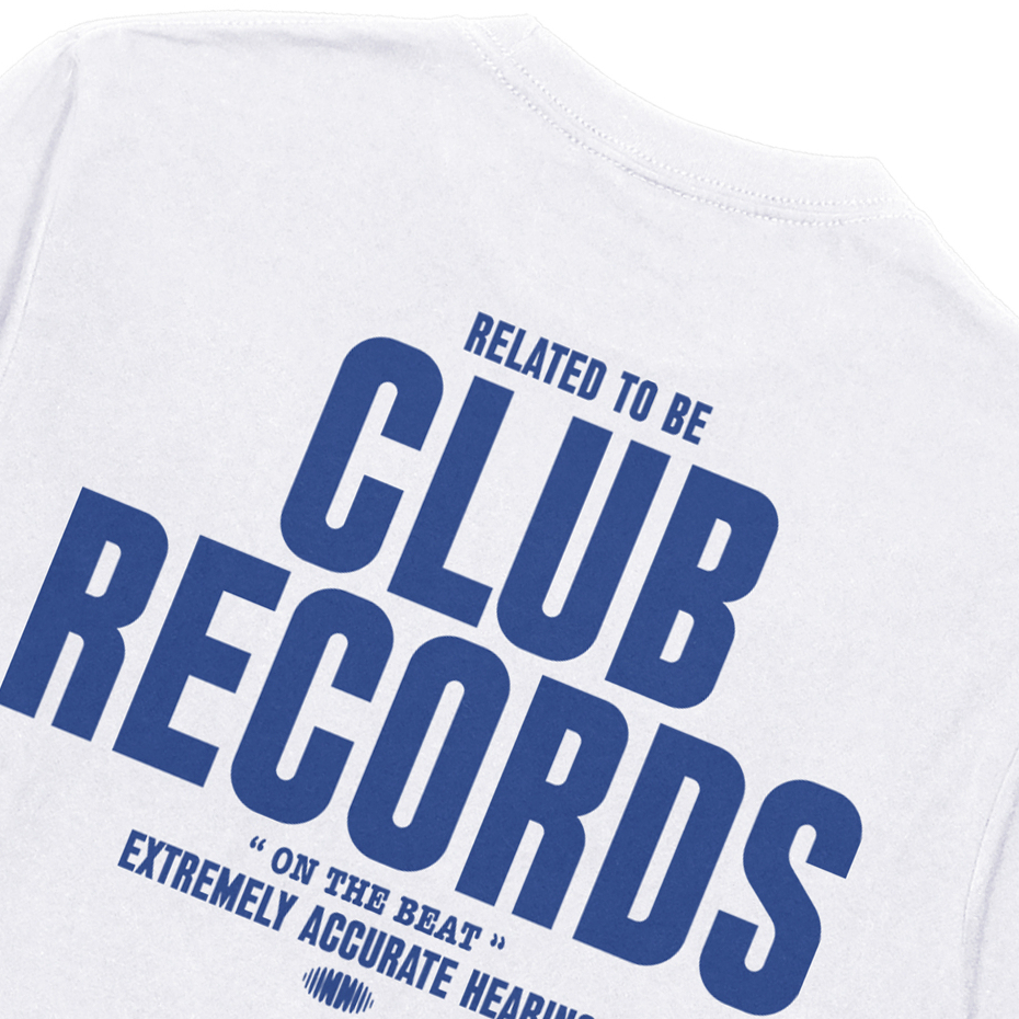 Troy Company Kaos Pria Lengan Panjang Putih - Club Records Longsleeve Tshirt White LSD 3215
