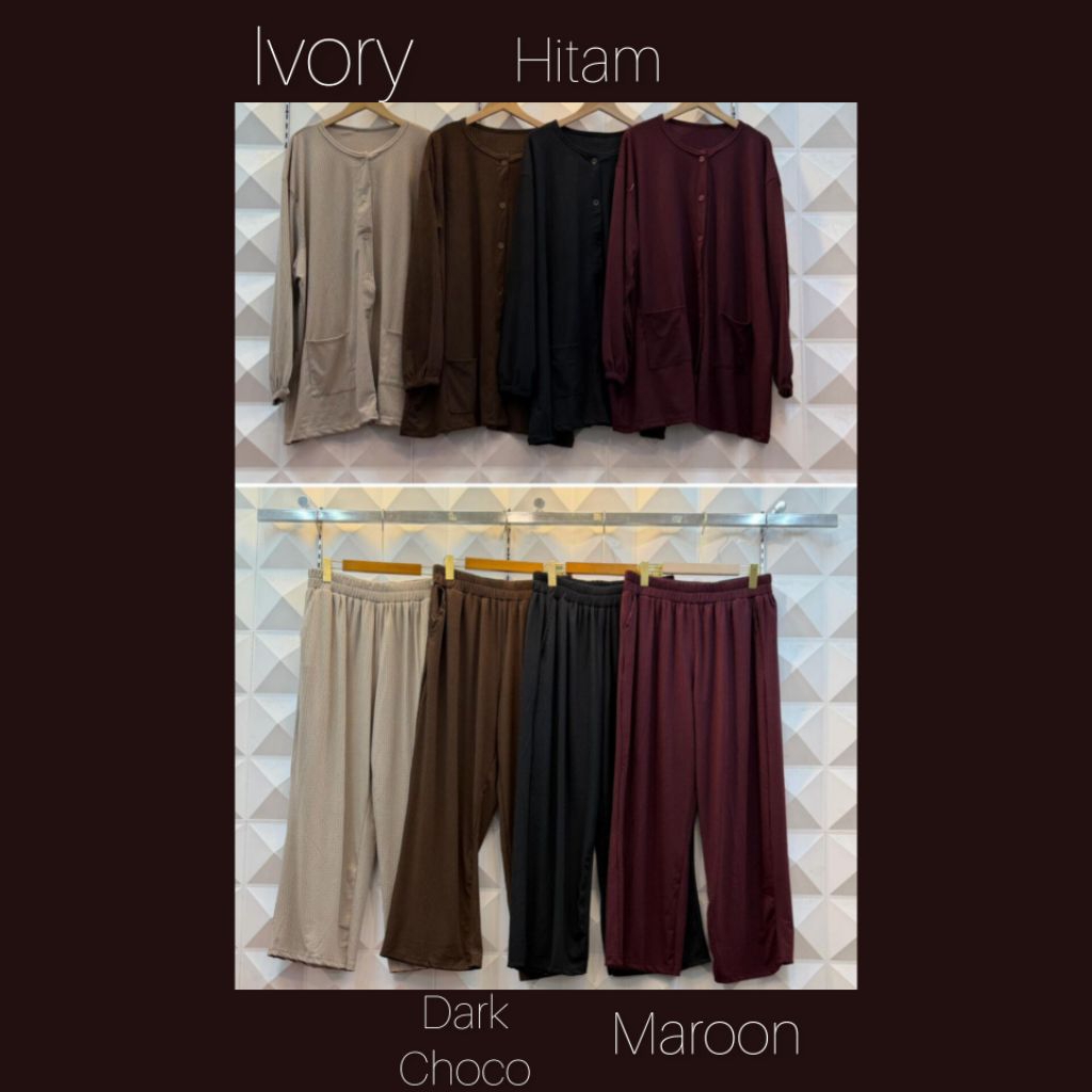 Zahara Bigsize•Asha•OneSet•Celana•Knit