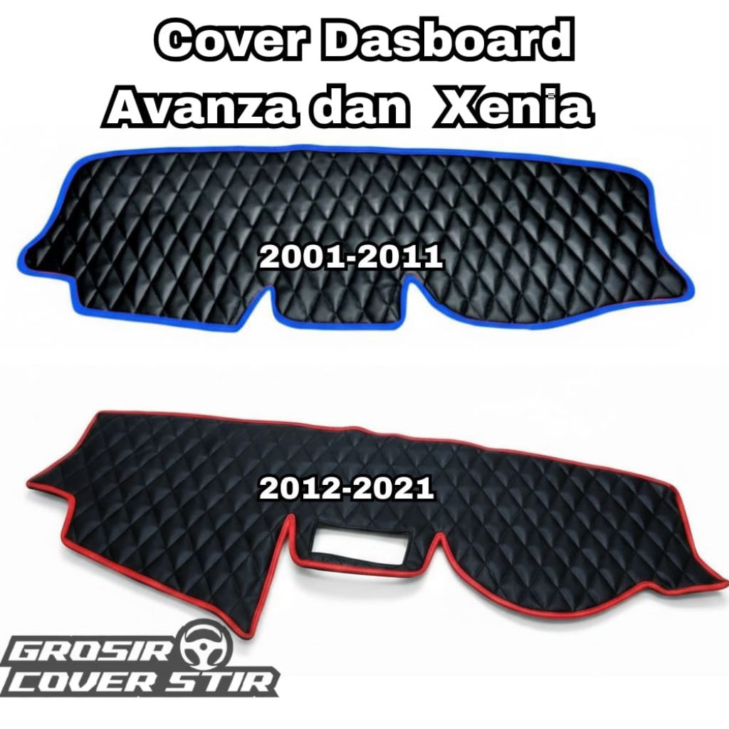 Alas Cover Dasboard Pelindung Dasbor Mobil Avanza Xenia 2001-2021 Kulit sintetis Premium