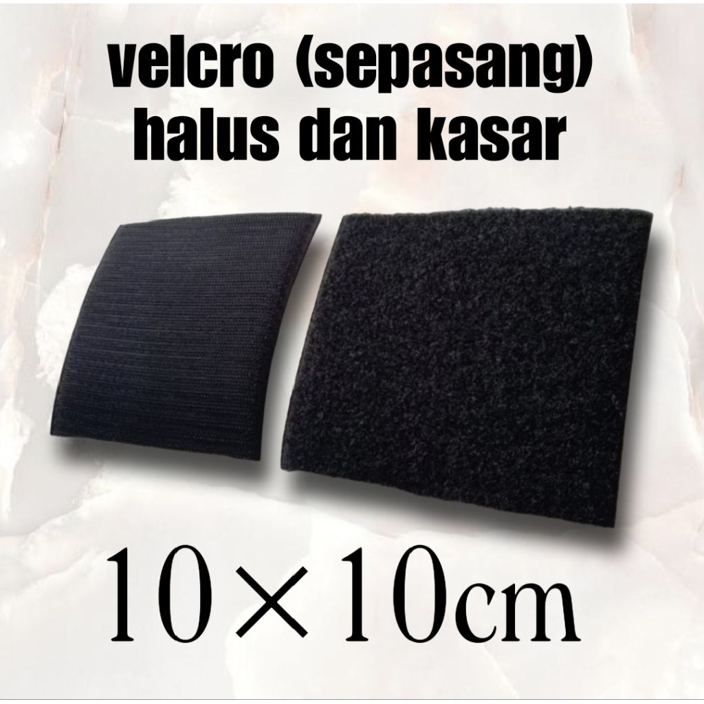 tempelan velcro/velcro/perekat/sepasang halus dan kasar 10×10cm