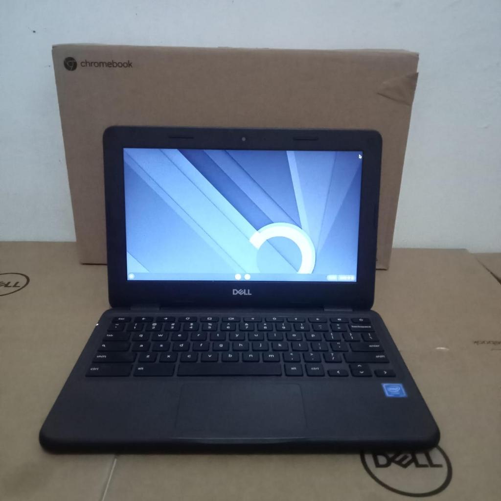 LAPTOP Dell chromebook 3100 Intel celeron N4020 Ram 4/32gb ( BERGARANSI )