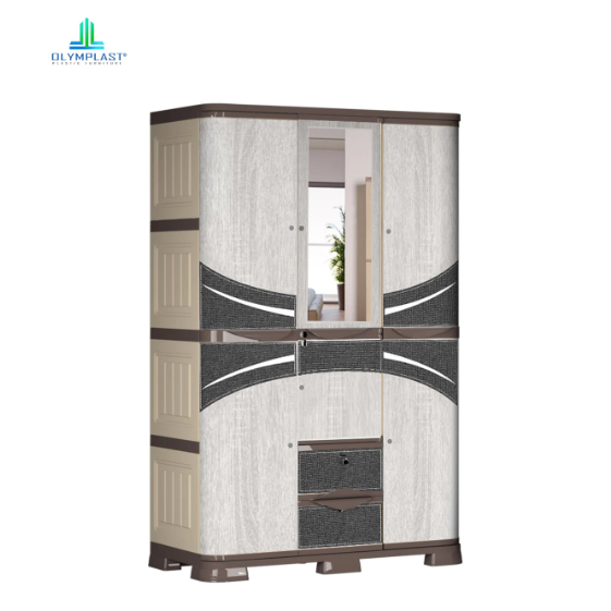 LEMARI PLASTIK 3 PINTU / LEMARI PLASTIK OLYMPLAST / LEMARI PLASTIK SCOC 3 PINTU
