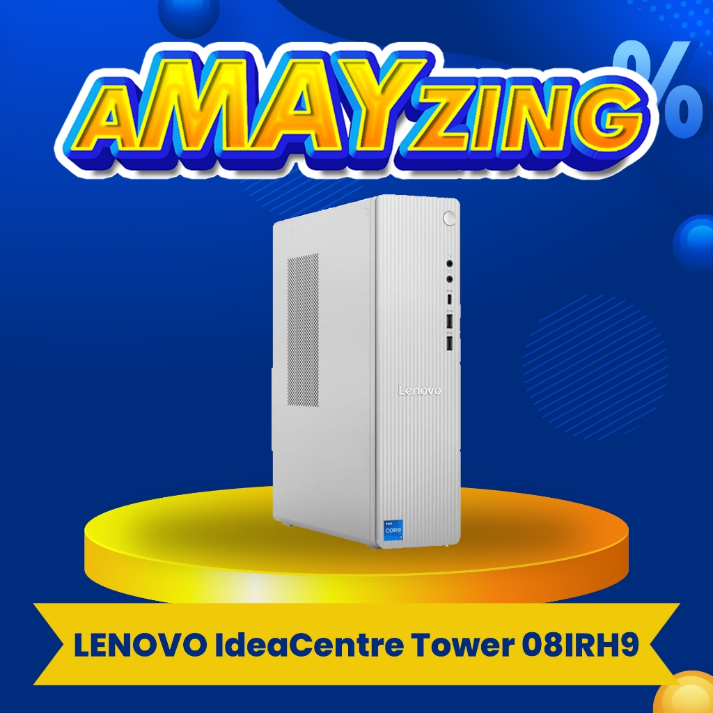 LENOVO PC Desktop IdeaCentre Tower 08IRH9 Intel Core I5 13420H 8GB 512GB SSD DOS Cloud Grey 90XW0059