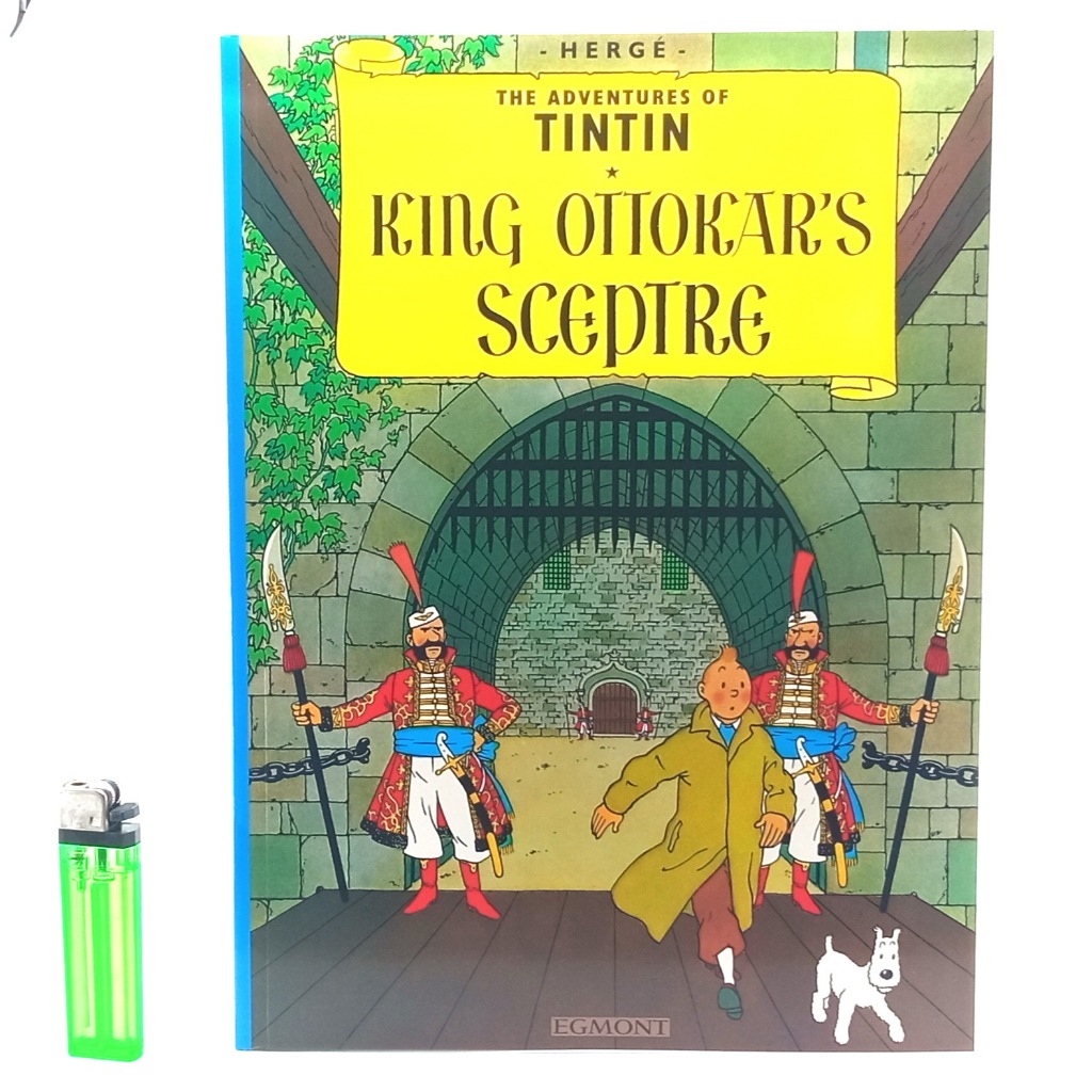 Komik Egmont Tintin King Ottokars Sceoire Tongkat Raja Ottokar Format Lebar Bahasa Inggris Original