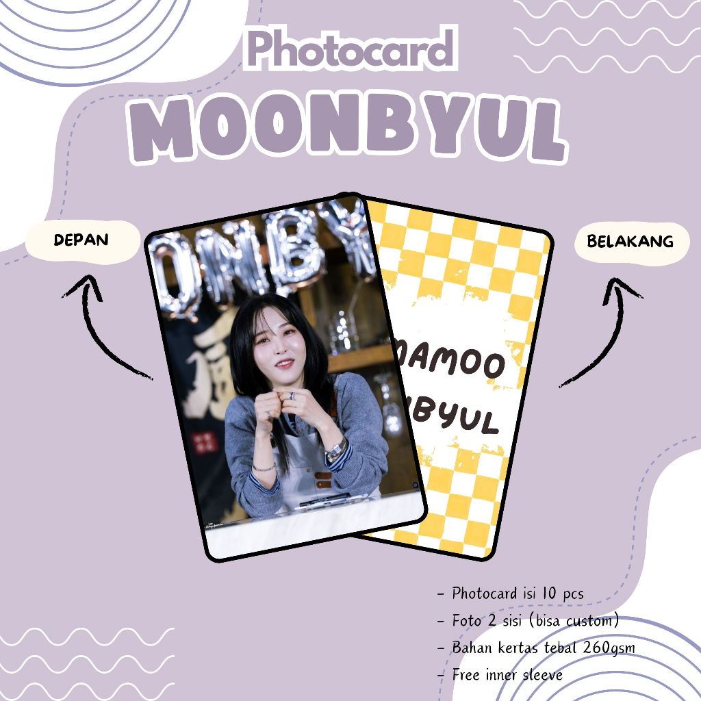 (10 PCS) PHOTOCARD MAMAMOO MOONBYUL