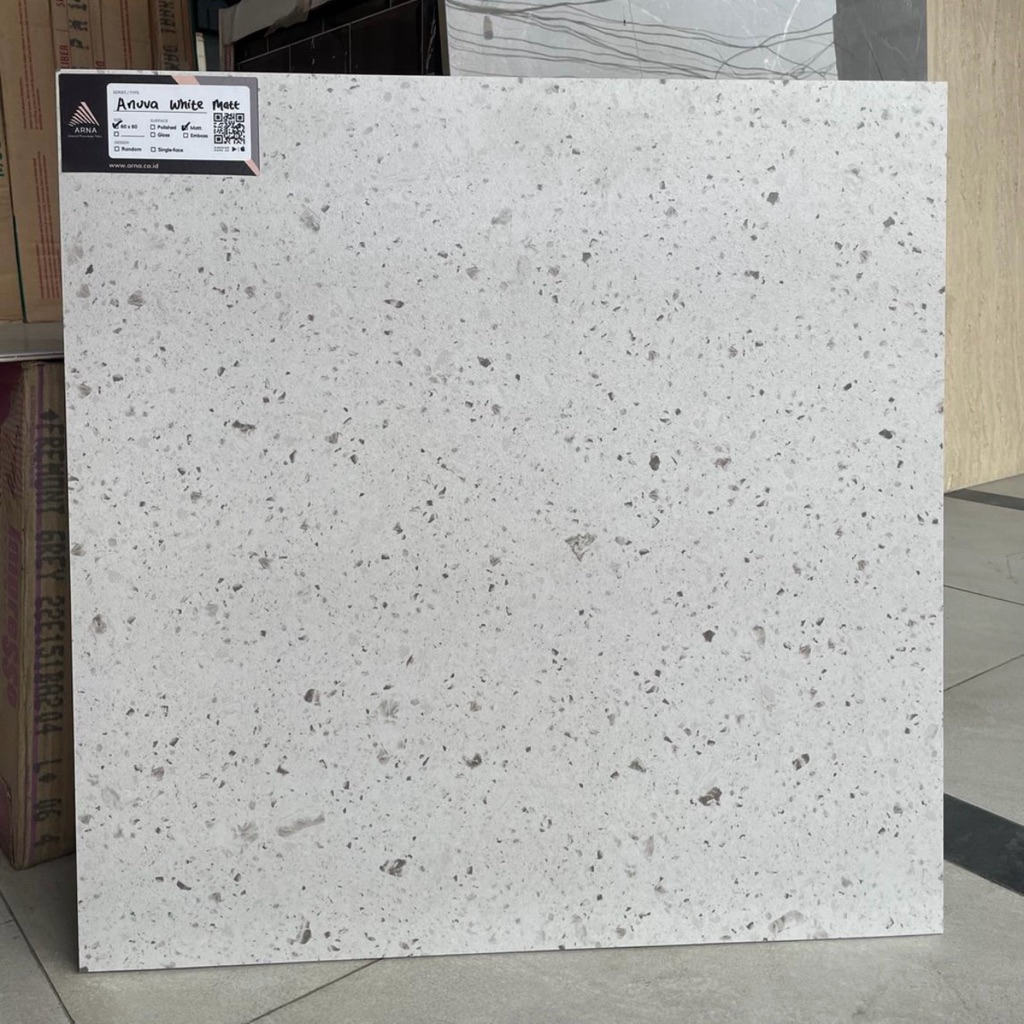 Granit 60x60 Arna Anuva White/Terazzo | Matt