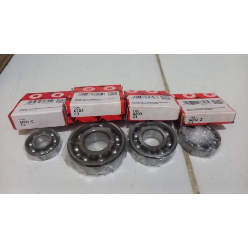 Bearing 6204 C3 - 6203 C3 Set Rasio Fizr Force Fulset C3