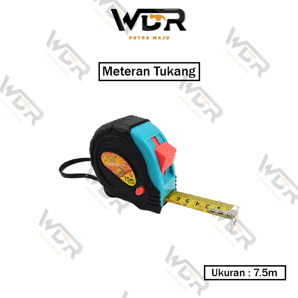Meteran Karet 3M, 5M & 7.5M | Meteran Karet Bangunan 3M, 5M & 7.5M