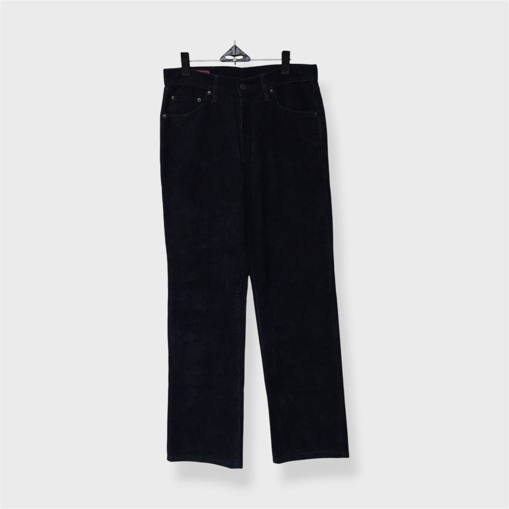 edwin jeans celana corduroy hitam