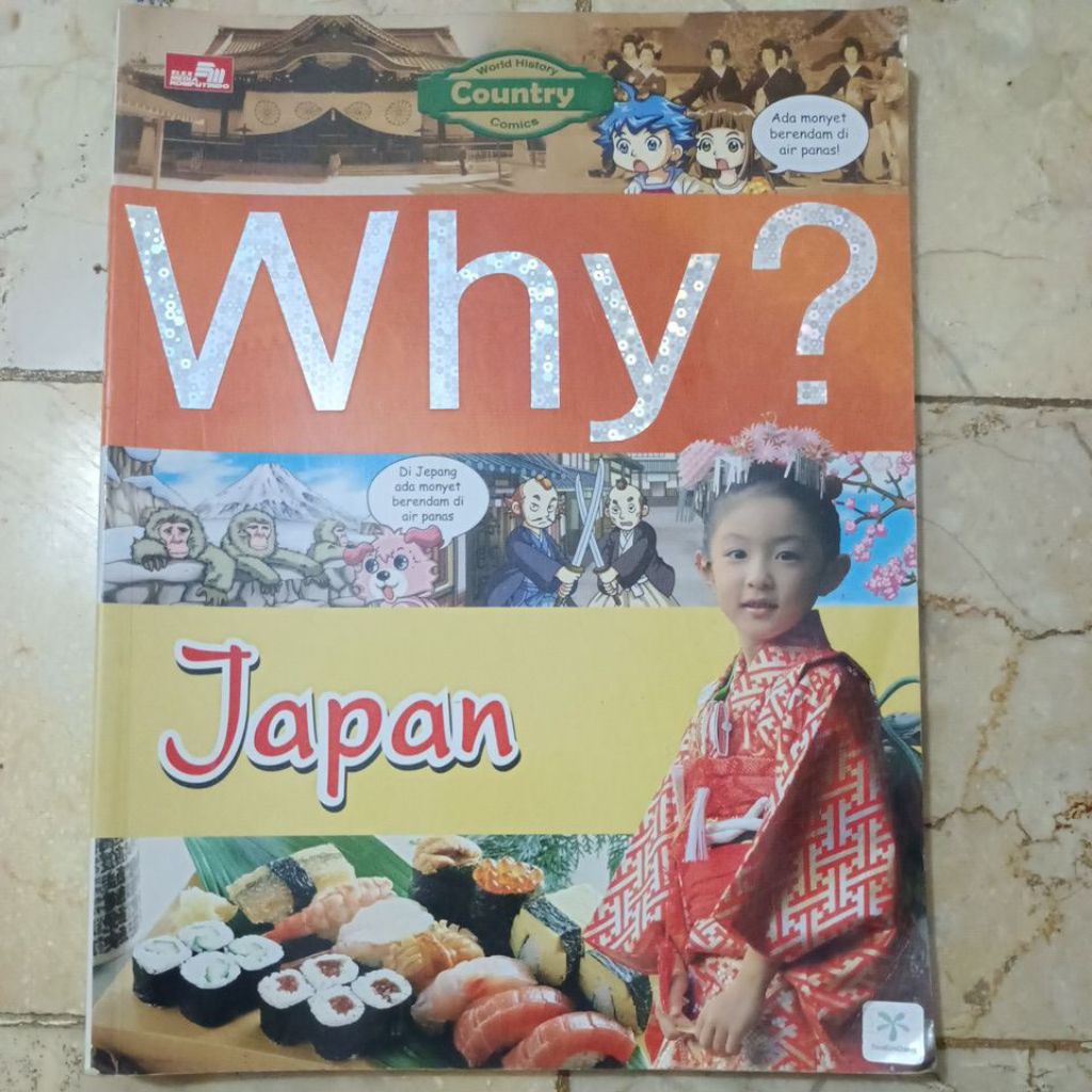 ORIGINAL Buku Komik Anak Why? - Japan / Jepang (Bekas / Preloved)