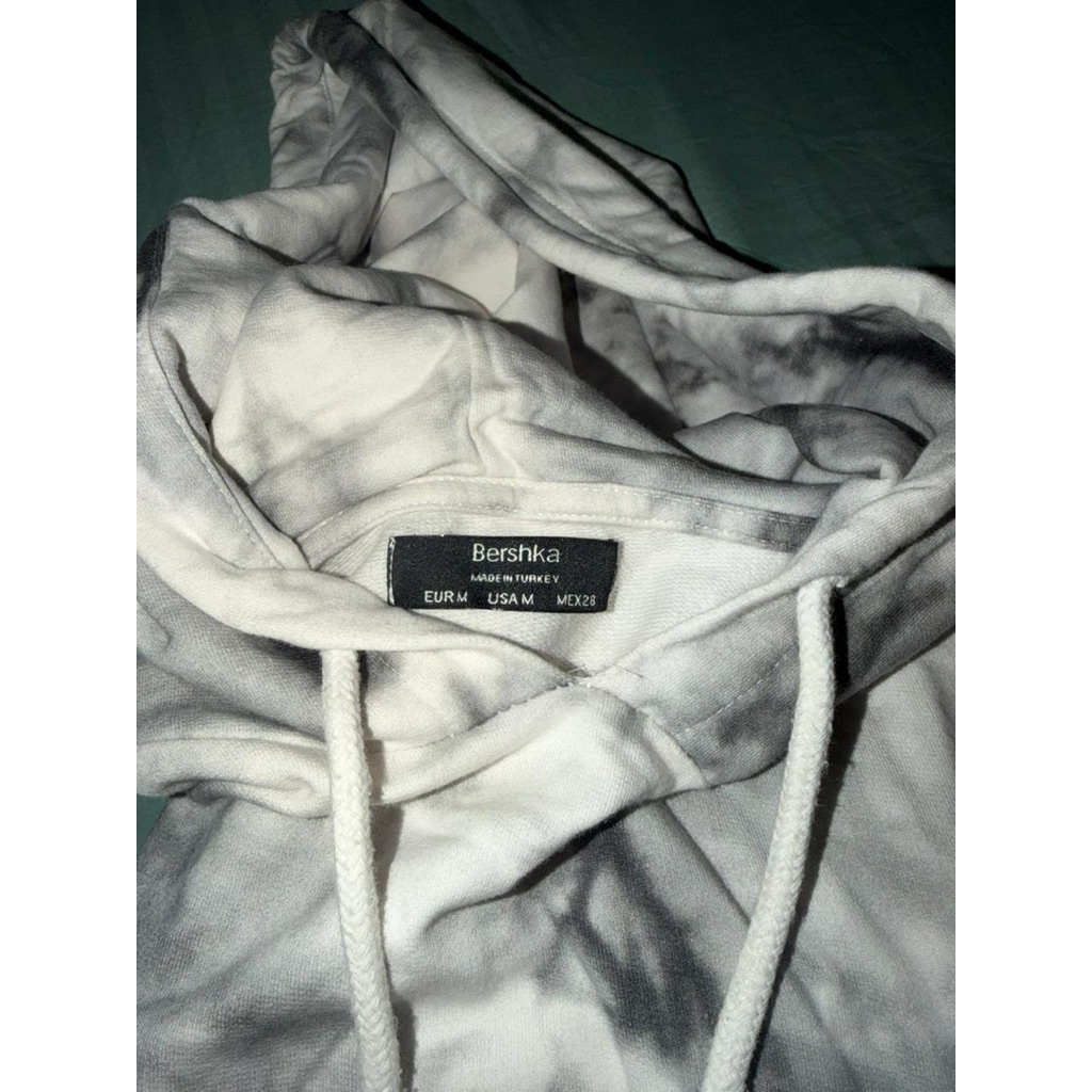 PRELOVED BERSHKA CROP TIE DYE HOODIE ORIGINAL