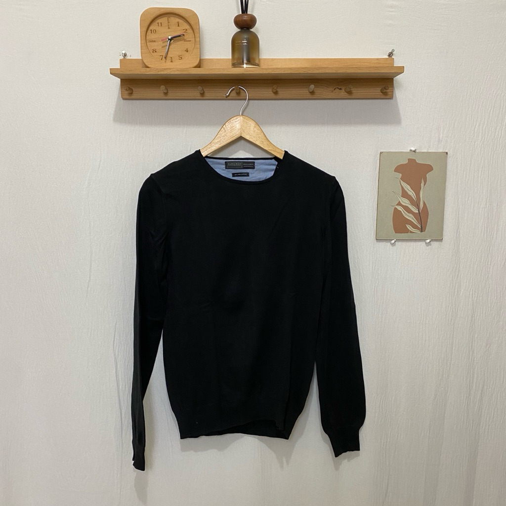 sweater pria Zara Man original size M kondisi bagus