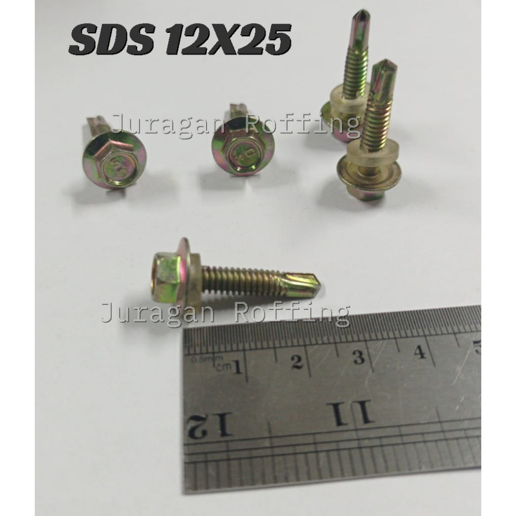 Sekrup SDS 12x25 SD/baut drilling/sekrup drilling/baut baja ringan/sekrup SDS