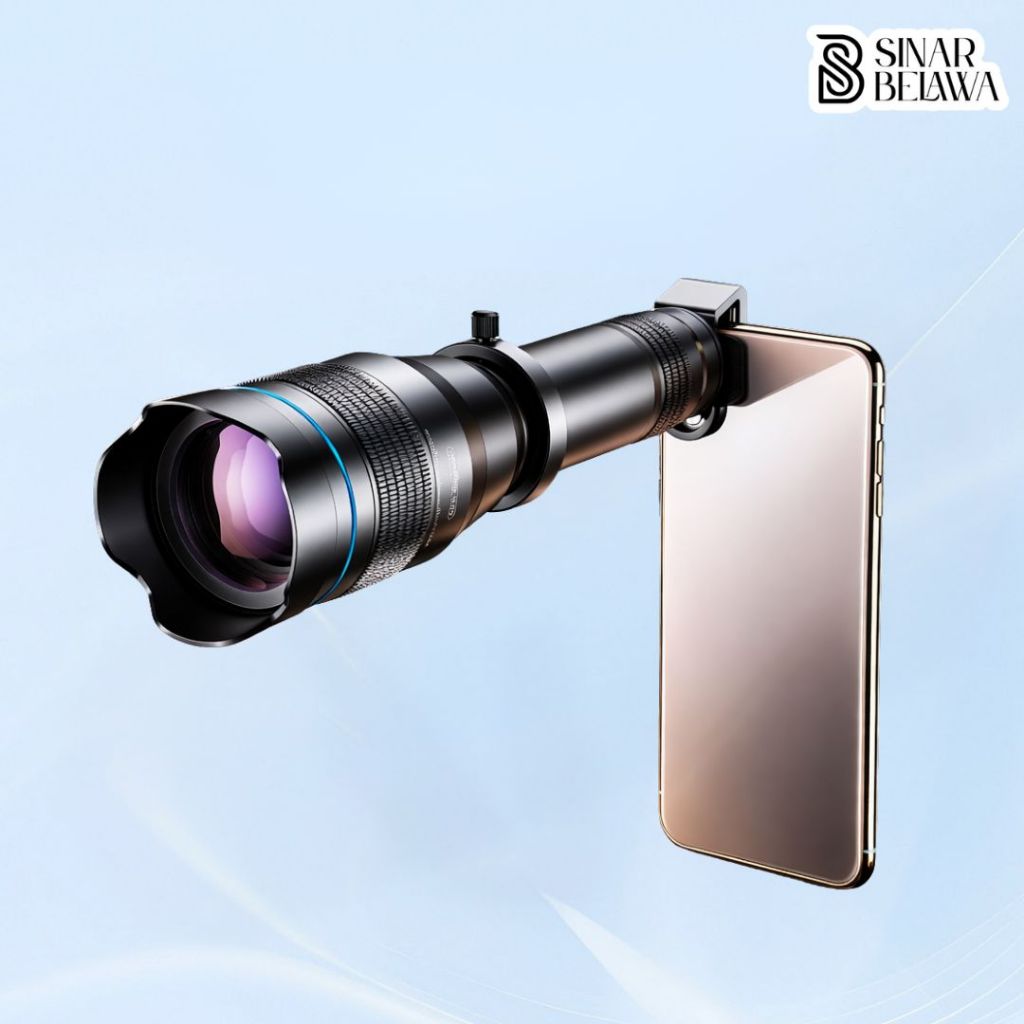 Lensa Smartphone Telephoto Lens 60X with Remote