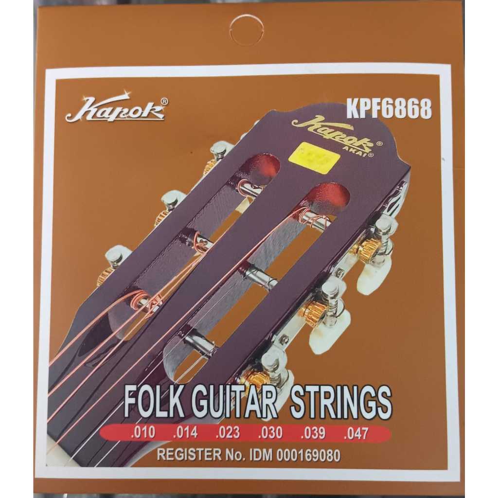 Senar atau Tali Gitar Akustik Kapok KPF 6868 ORI