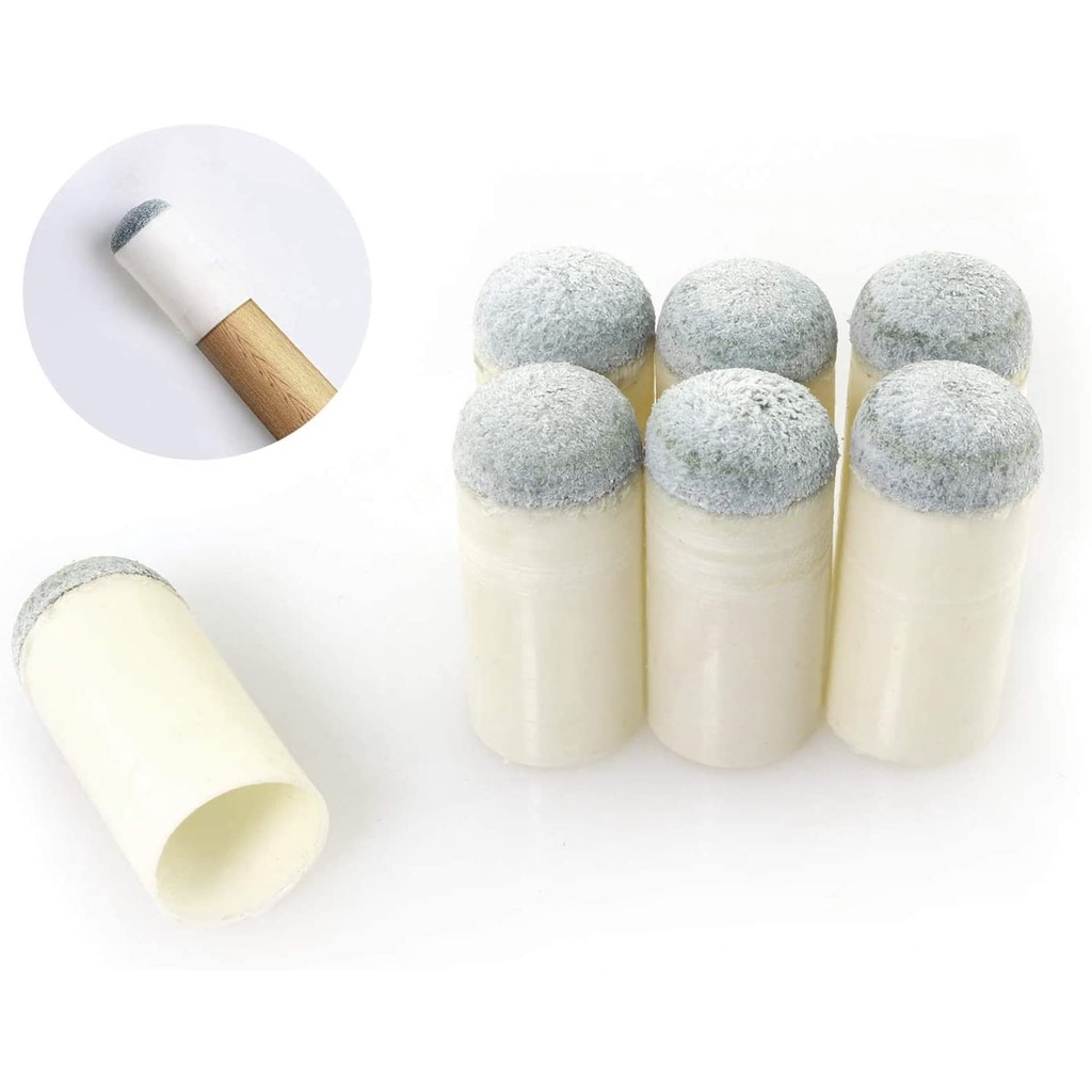 Slip On Billiard Cue Tip + Ferule | Selongsong Tip Stik Billiard