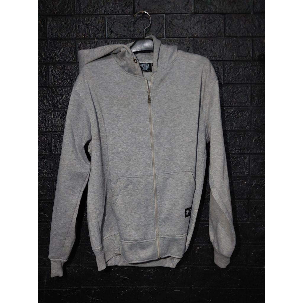 Hoodie Zipper Dezirose Grey