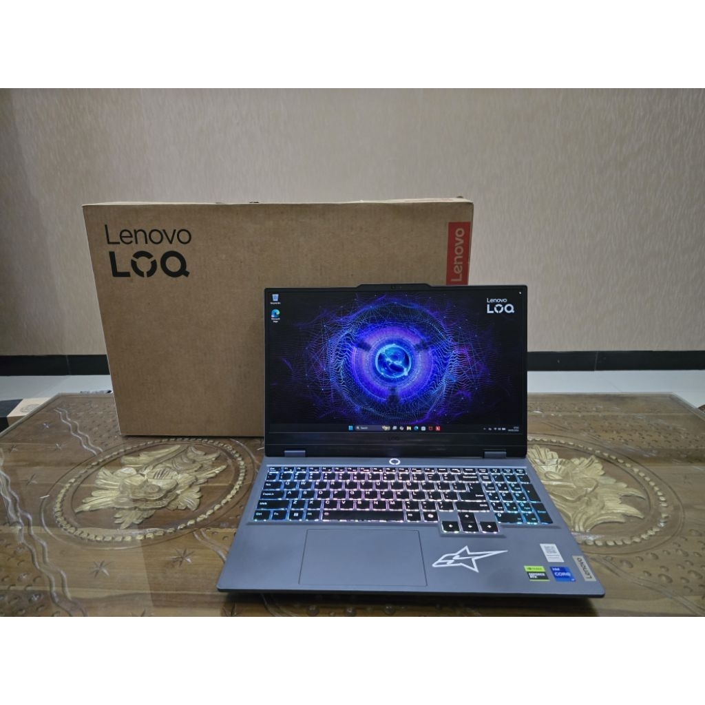 Lenovo LOQ 15 i7 13650hx rtx4050 Garansi resmi ADP 2027