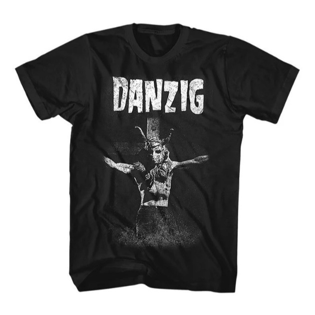 DANZIG SKULL MAN TAG GILDAN HEAVY SIZE XL T SHIRT