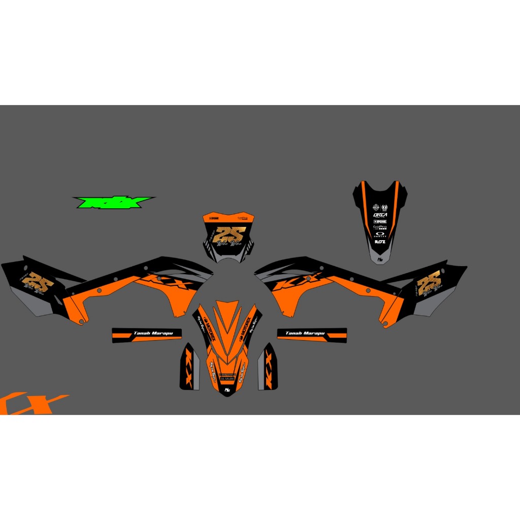 DECAL FULL BODY II KXF 450 CUSTOM
