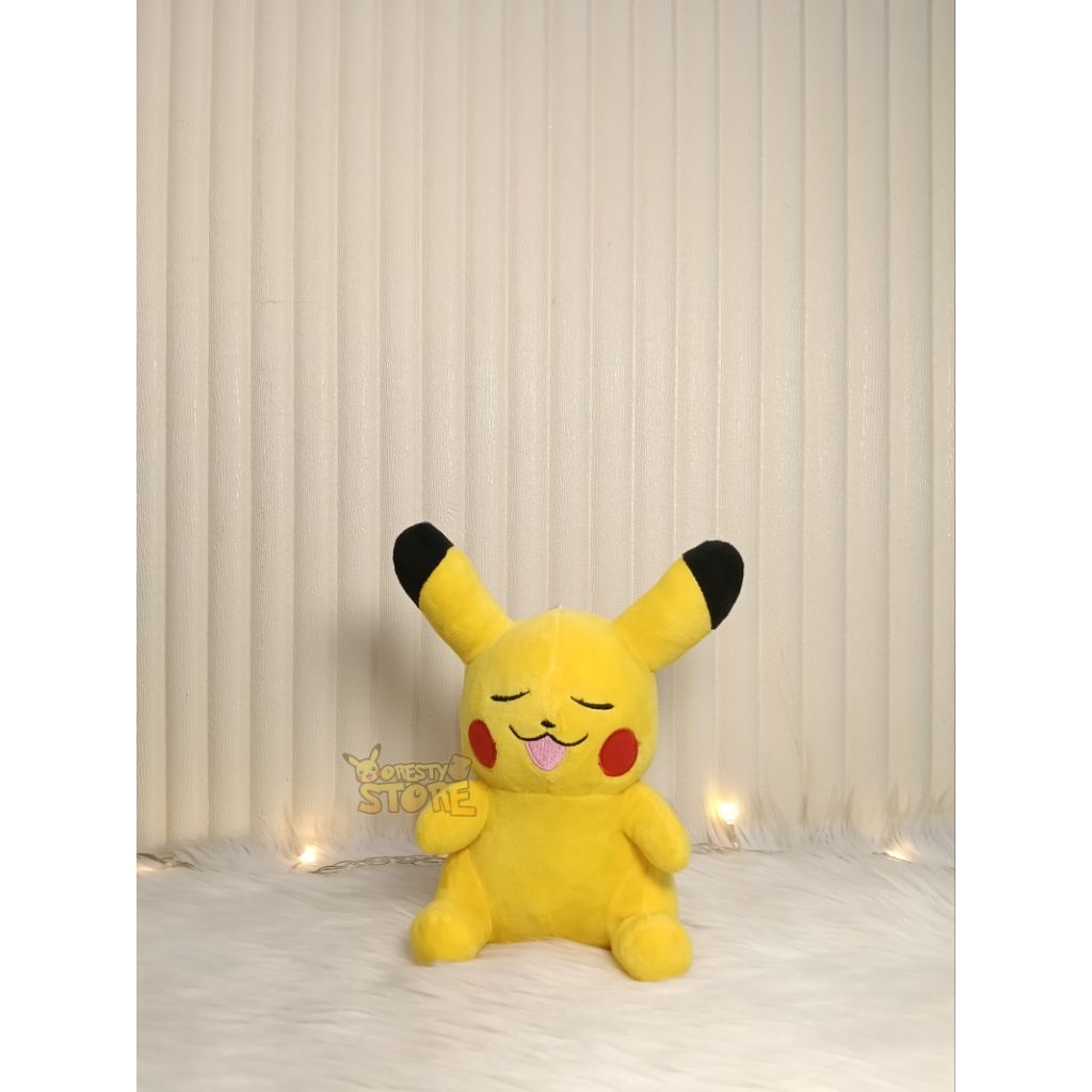 Boneka Pokemon Pikachu Sleeping - Pokemon Tomy